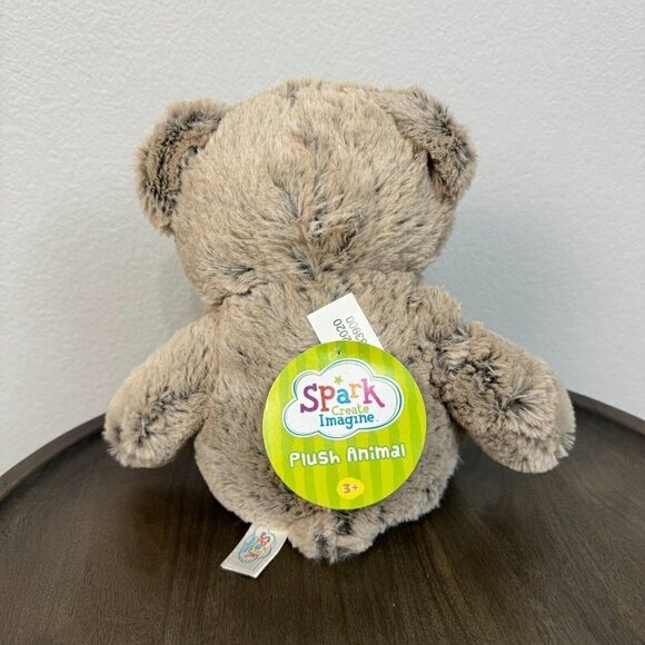 Spark Create Imagine Teddy Bear Plush Stuffed Toy Animal Brown Medium - Picture 4 of 12